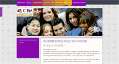Desktop Screenshot of estellemazy.com